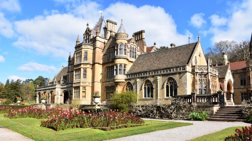 The house on a sunny spring day at Tyntesfield, Somerset